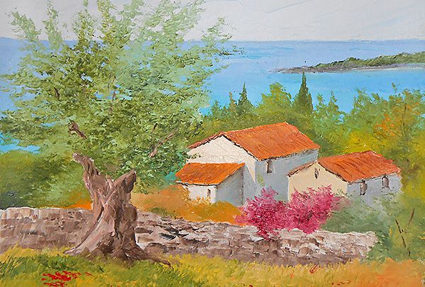 Jean Marie Ferrer artiste peintre provence reproduction paysage