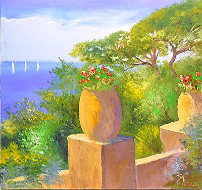 Jean Marie Ferrer artiste peintre reproduction de paysage