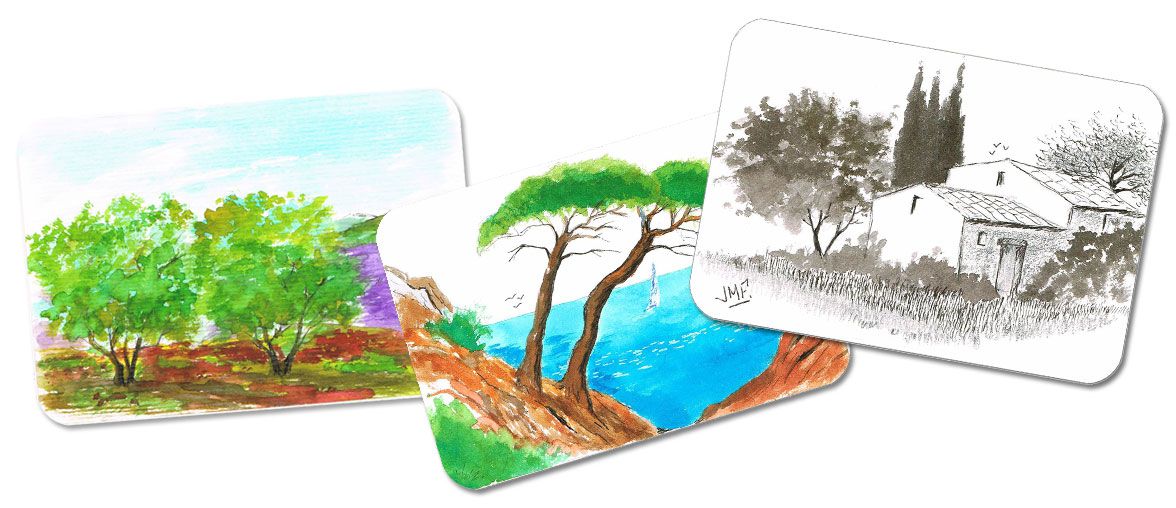 Jean Marie Ferrer artiste peintre les cartes postales du peintre