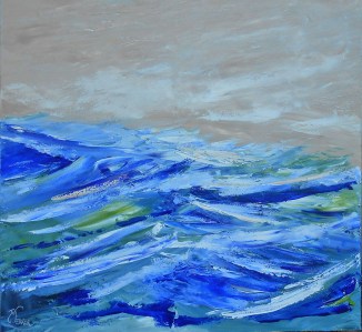 Jean Marie Ferrer artiste peintre de Provence, vente en ligne de tableaux à l'huile au couteau sur toile au couleurs de la Provence. Tableaux divers, Le tourmenté.