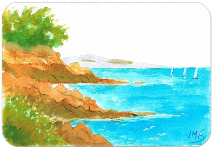 Artiste peintre de Provence, vente de tableaux. CAMAÎEU DE FLEURS