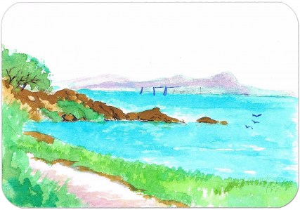 Artiste peintre de Provence, vente de tableaux. CAMAÎEU DE FLEURS