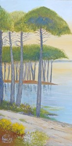 Jean Marie Ferrer artiste peintre de Provence, vente en ligne de tableaux à l'huile au couteau sur toile au couleurs de la Provence. Vers Hossegor.