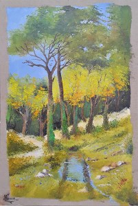 jean-marie-ferrer-Sous-bois-aux-mimosas